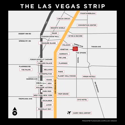 Madame Tussauds Wax Museum Exhibition Locations