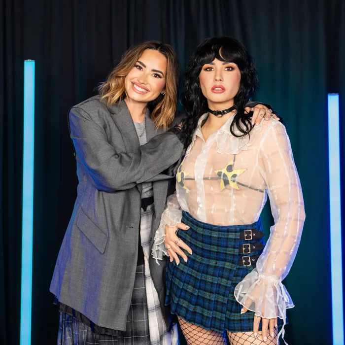 Demi Lovato with her new wax figure