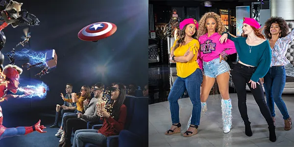 Admission + Marvel 4D 